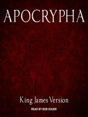 cover image of Apocrypha, King James Version